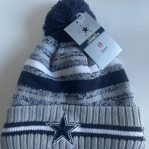 New Era Dallas Cowboys Cap Beanie Skull Knit Ski Hat Toboggan adult men Sideline
